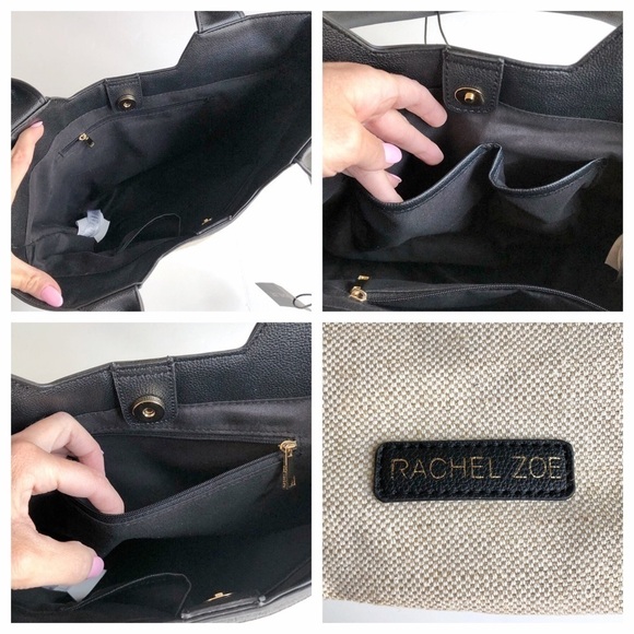 Rachel Zoe Capri Canvas Tote Bag - Picture 9 of 13